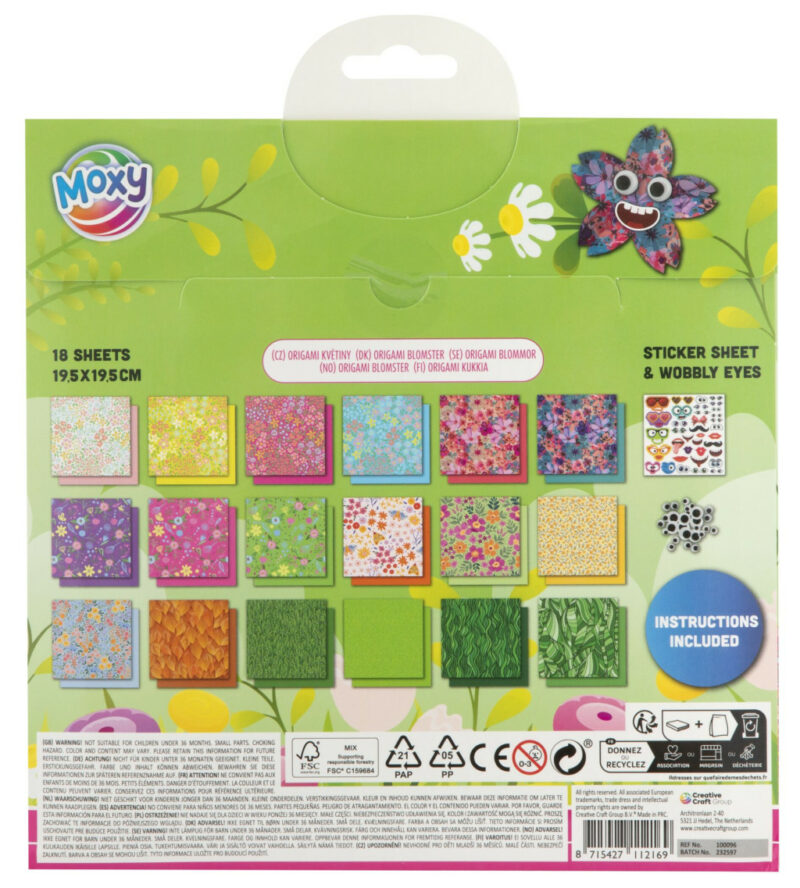 Colour Flowers origami flowers with accessories 5976688