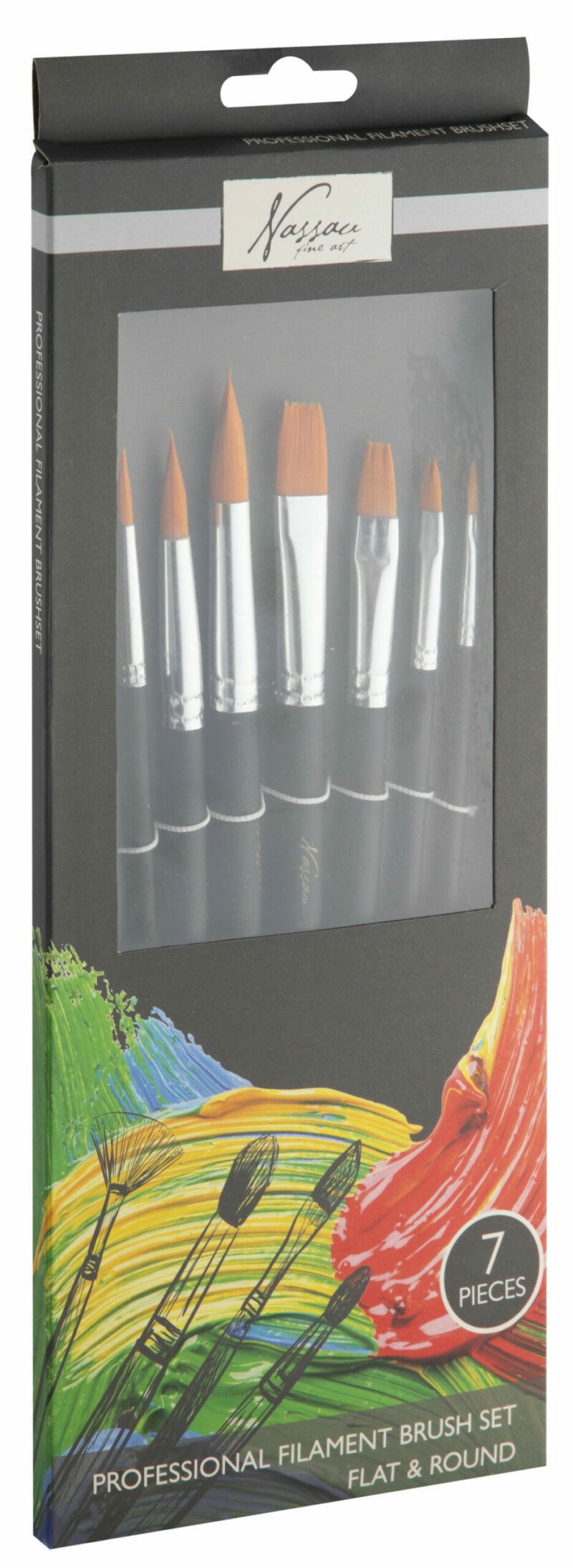 Colour Nassau Professional Σετ Πινέλων 7 Τεμαχίων 5902813