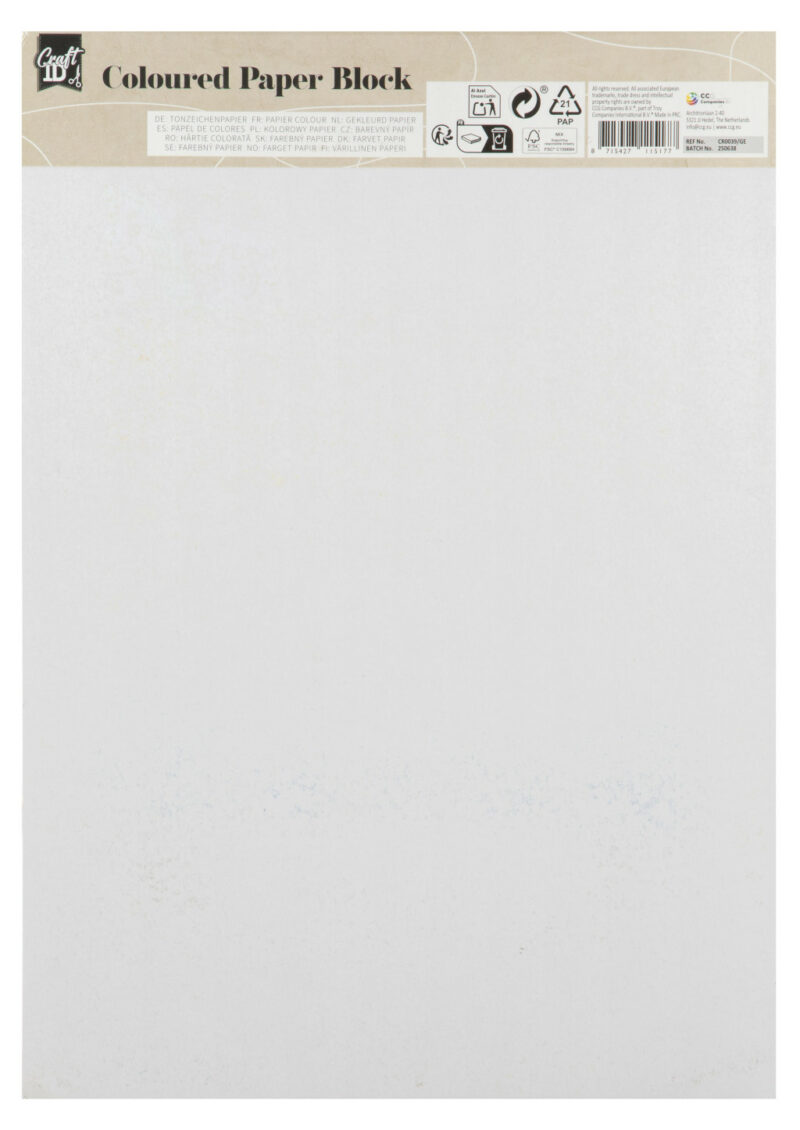 Colour Craft Bright Drawing Pad 24×34 cm 12 Colors 5976623