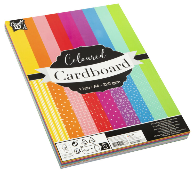Colour Craft colorful A4 cardboard paper 5976631