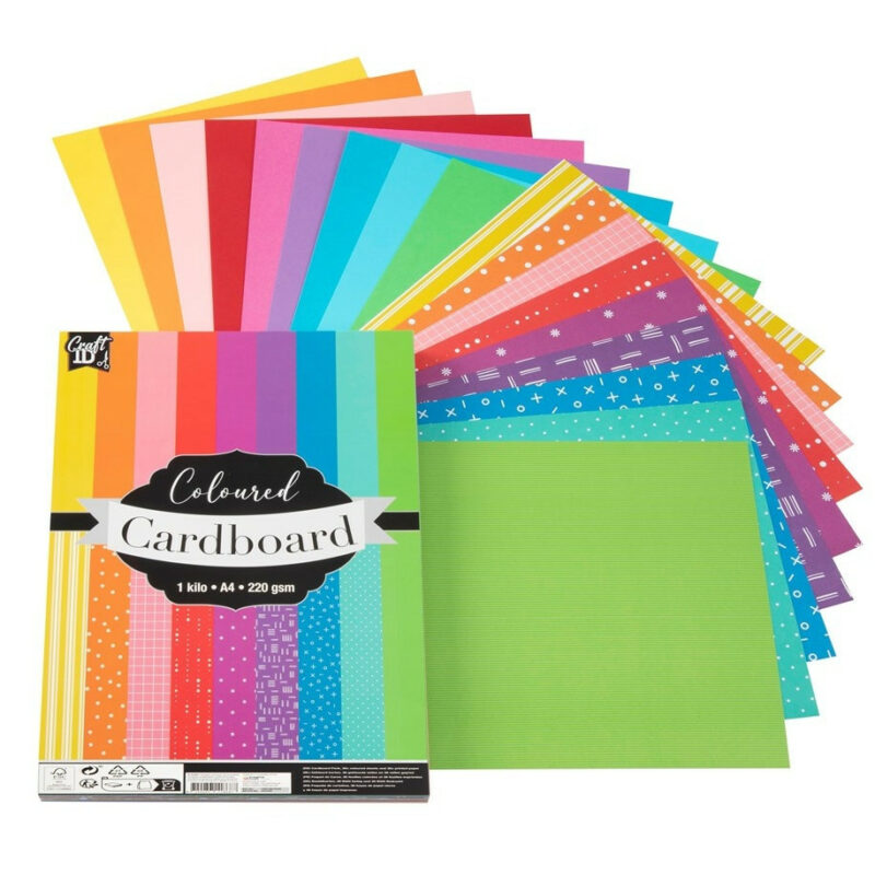 Colour Craft colorful A4 cardboard paper 5976632