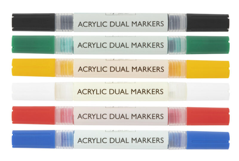 Colour Nassau 6 Τεμαχίων Ακρυλικό dual-tip Σετ Μαρκαδόρων 5902317