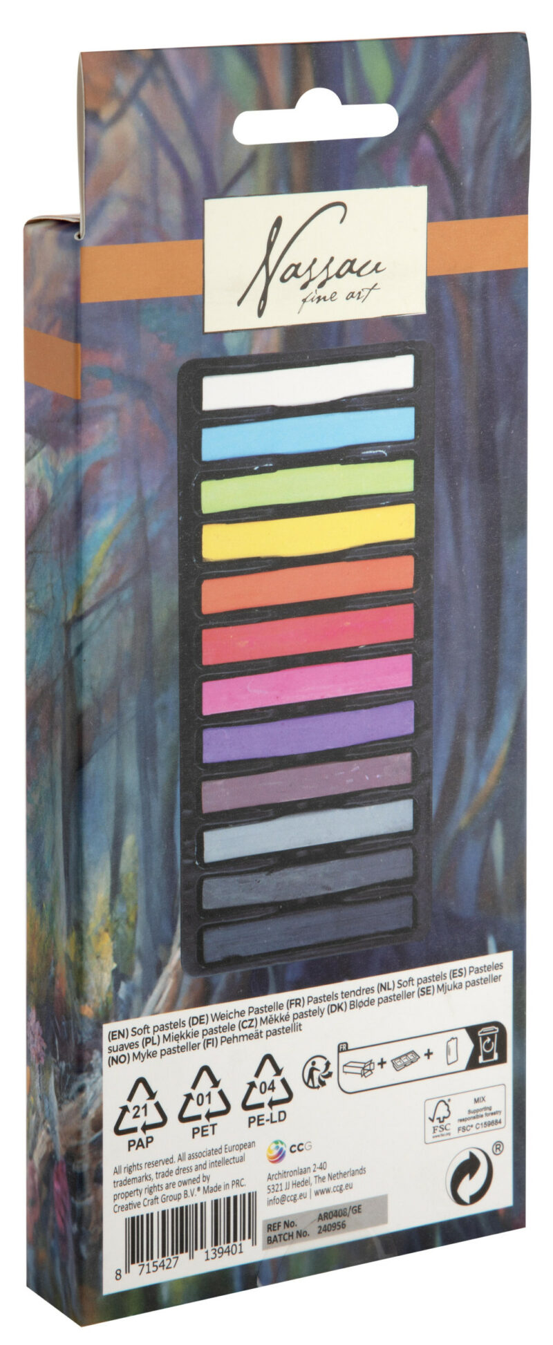 Colour Nassau pastel chalk set 12 pcs 5977208