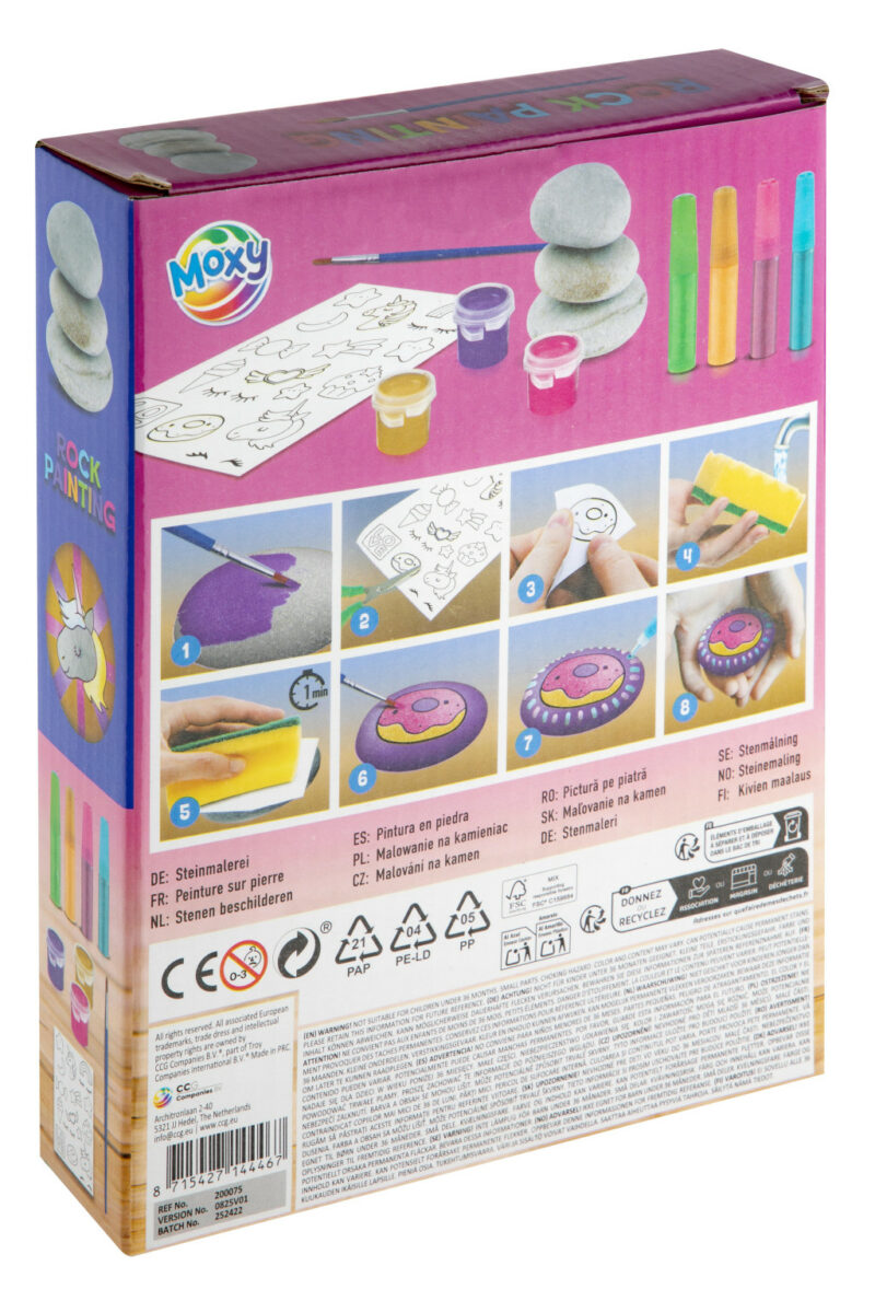 Unicorn Unicorn Colorful Σετ Ζωγραφικής Βότσαλων με Αυτοκόλλητα 5902874