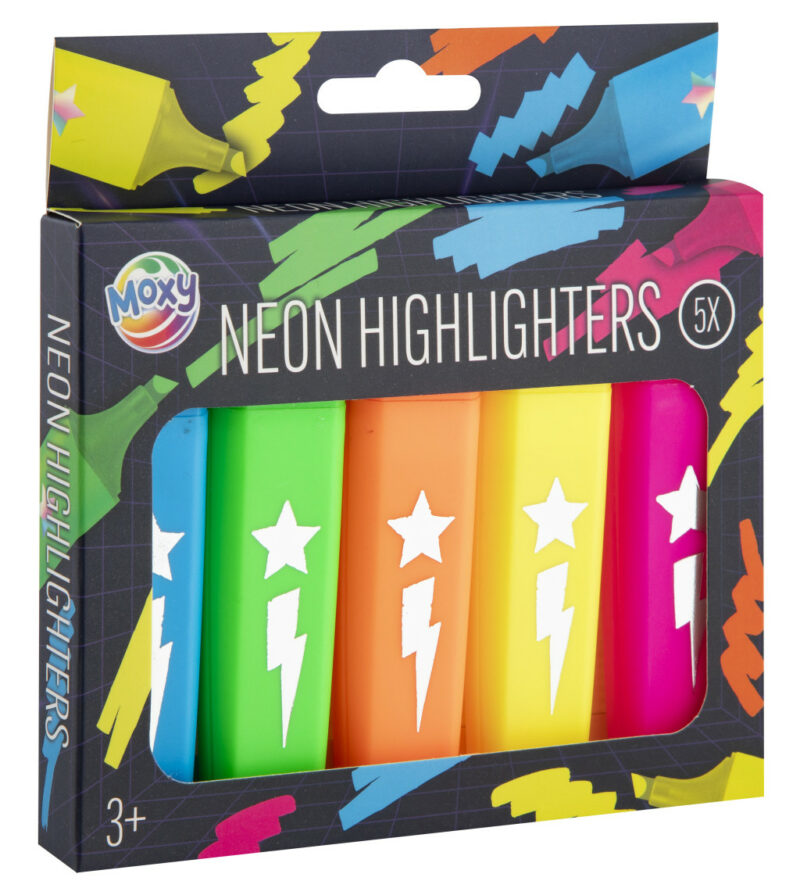 Colour Neon set of 5 colorful highlighters 5977252