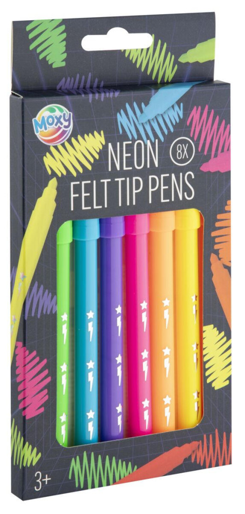 Colour Neon set of 8 felt tip pens 5977222