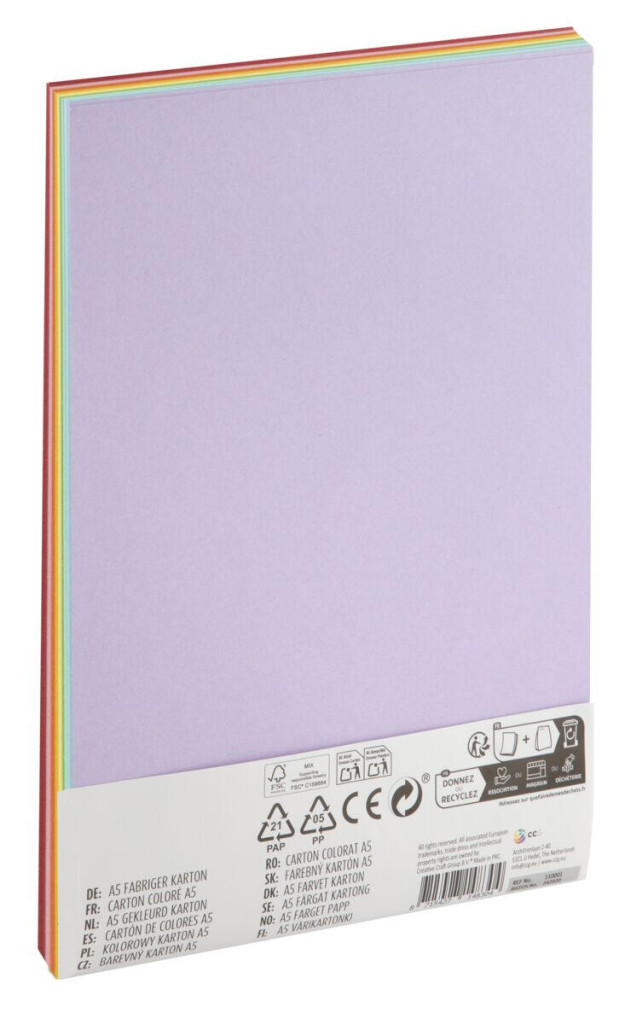 Colour Moxy creative paper set 40 sheets A5 5976699