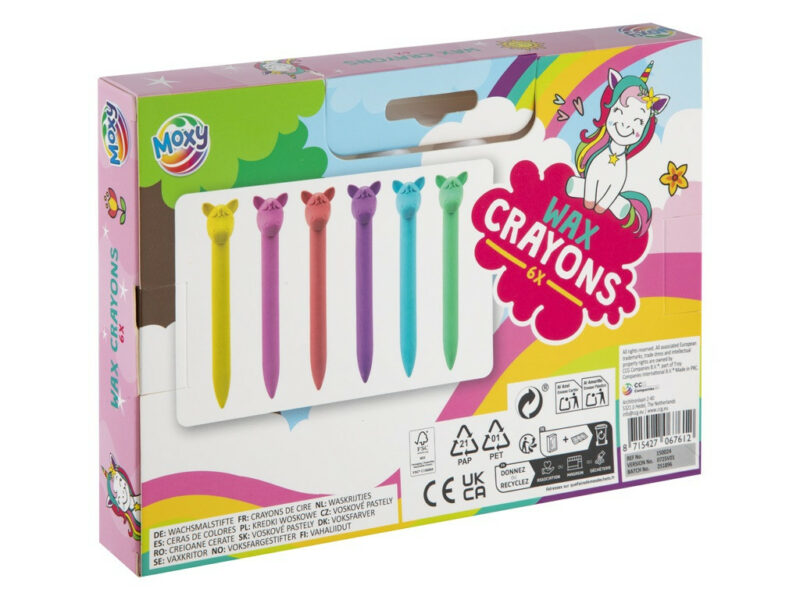 Unicorn Happy shaped wax crayons 5977267