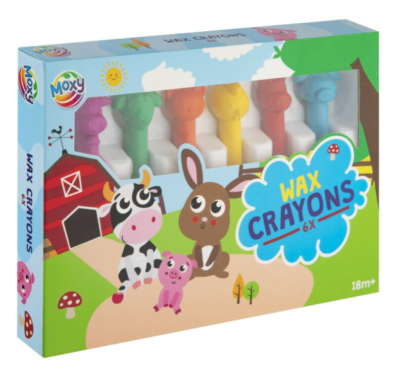 Animals Farm shaped crayons 6 pcs 5977062
