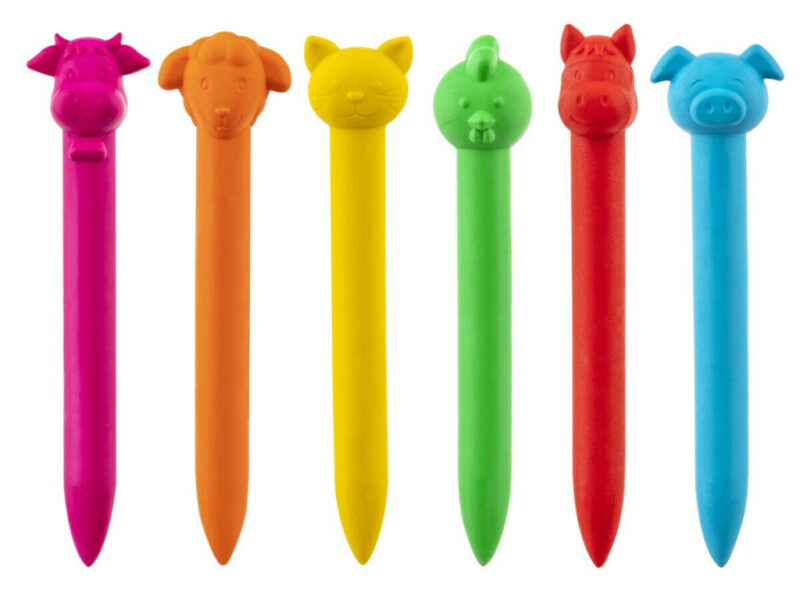 Animals Farm shaped crayons 6 pcs 5977063