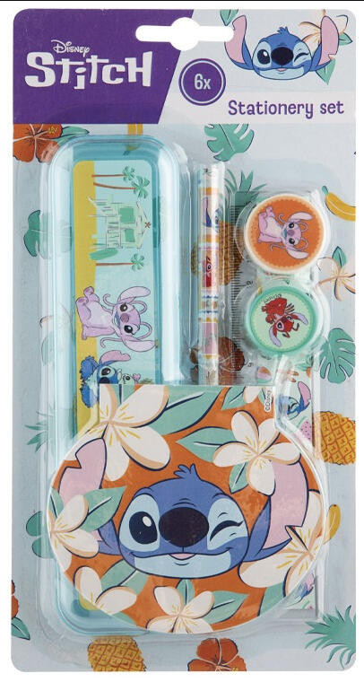 Disney Lilo & Stitch Aloha Σετ Σχολικών Ειδών 6 Τεμαχίων 5905596