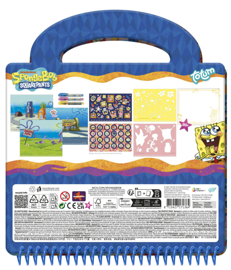 SpongeBob Χαμόγελο Σετ Δραστηριοτήτων 23×25 εκ. 5995243