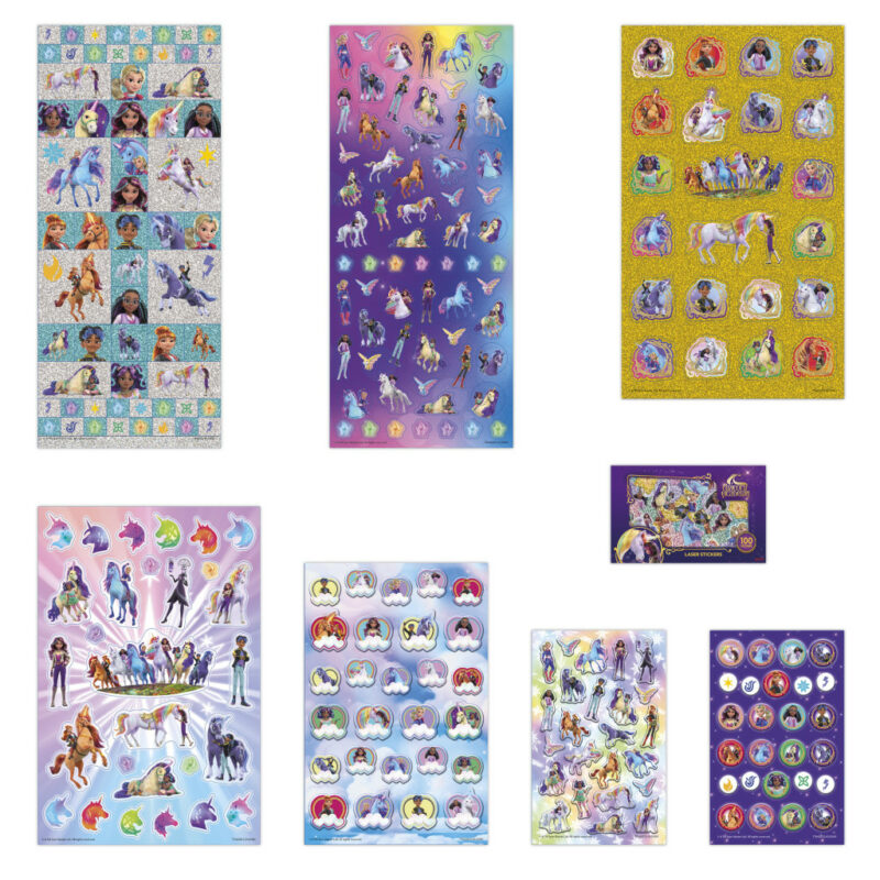 Unicorn Academy Super Σετ Αυτοκόλλητων 38×36 cm 5903544