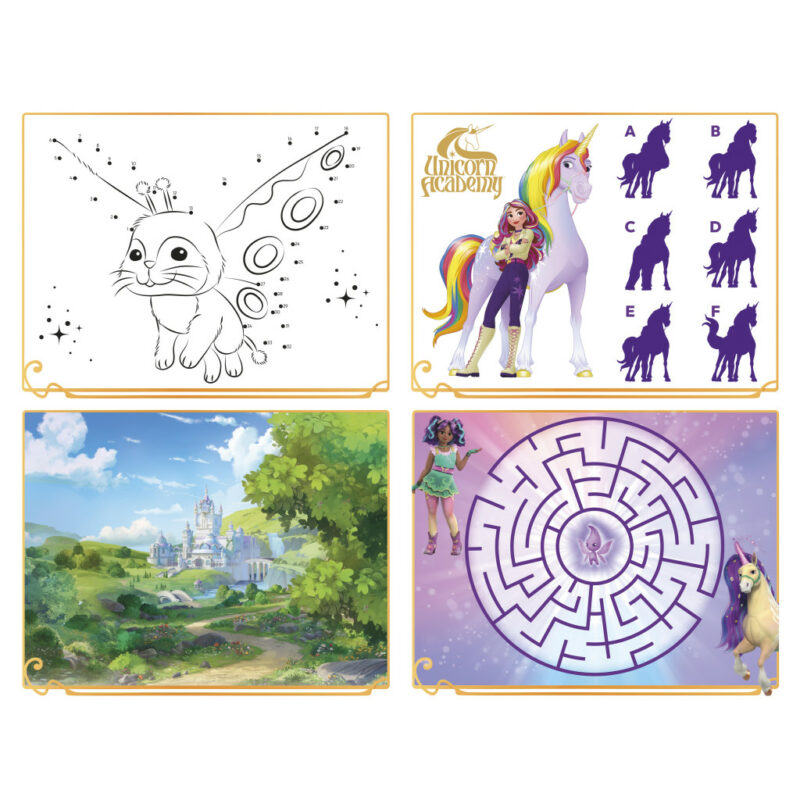 Unicorn Academy Super Σετ Αυτοκόλλητων 38×36 cm 5903545