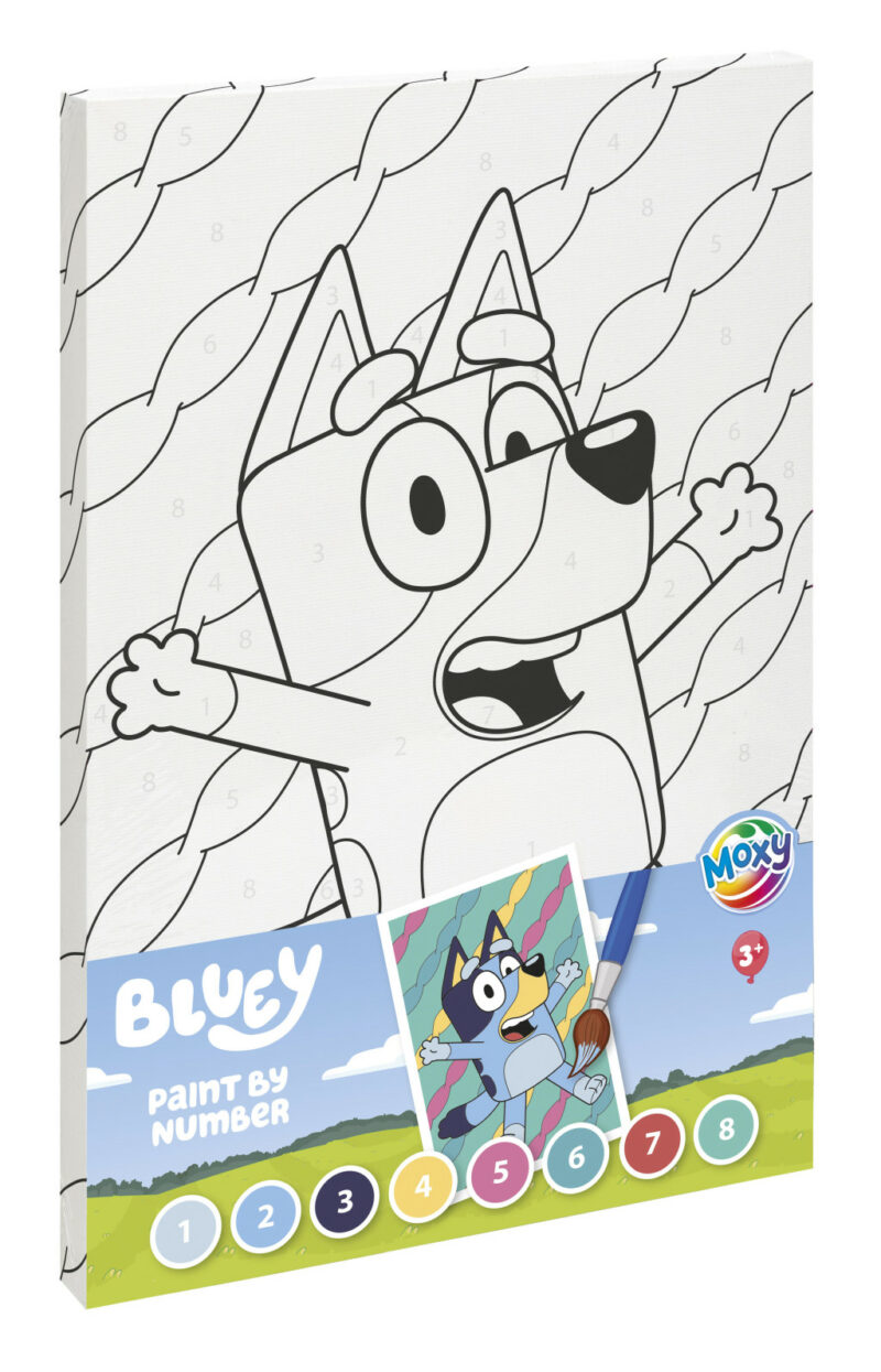 Bluey Happy number painting set 5976101