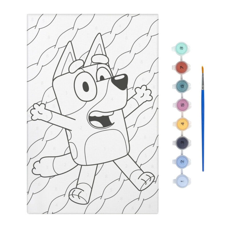 Bluey Happy number painting set 5976102