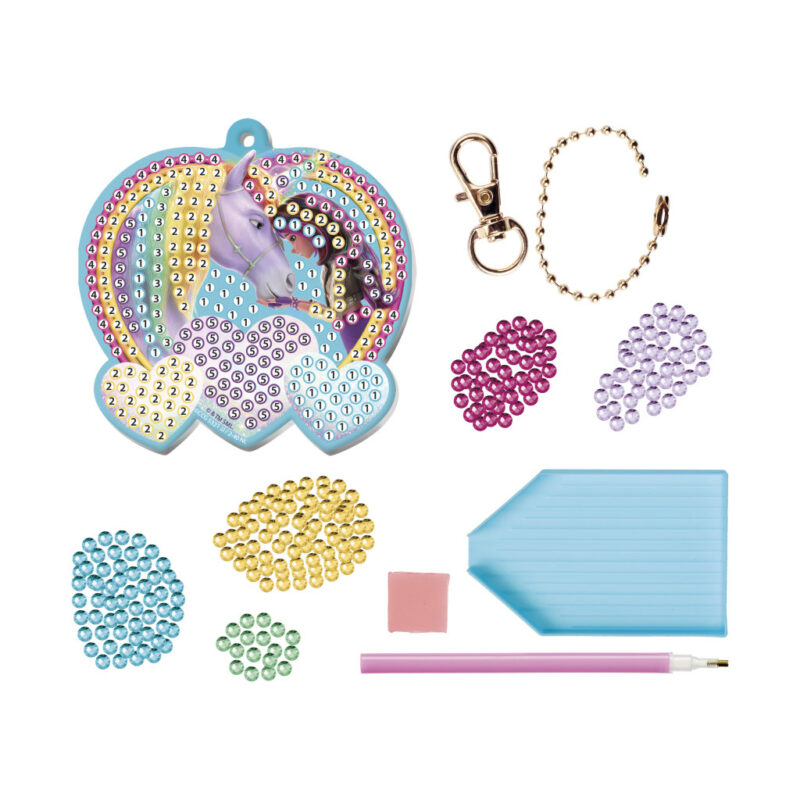 Unicorn Academy Friends diamond painting keychain making set 5976732