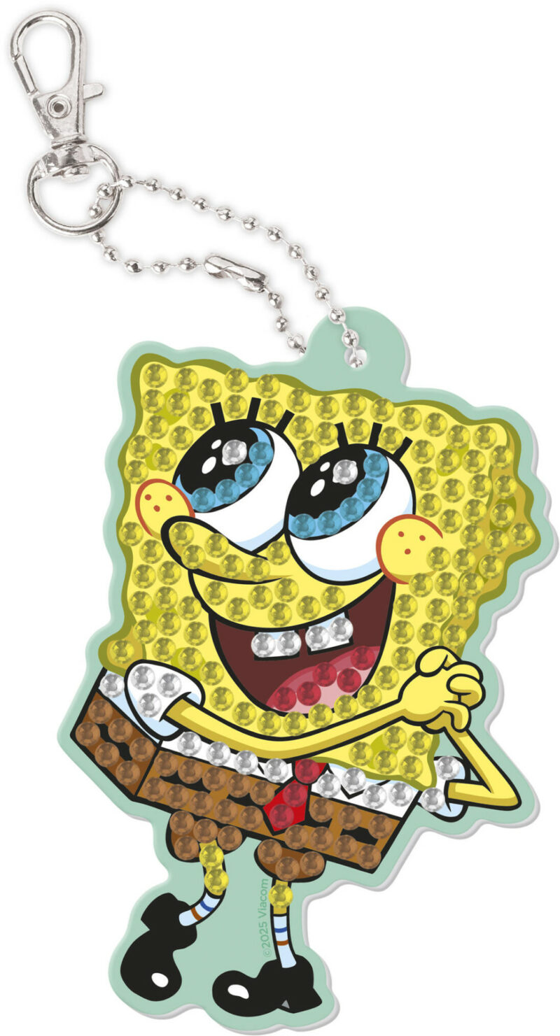 SpongeBob Smile diamond drill keychain making set 5976603