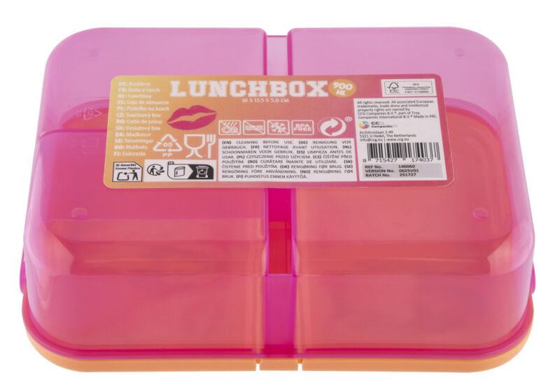 Colour Besties Girls’ multi-compartment snack box 5977293