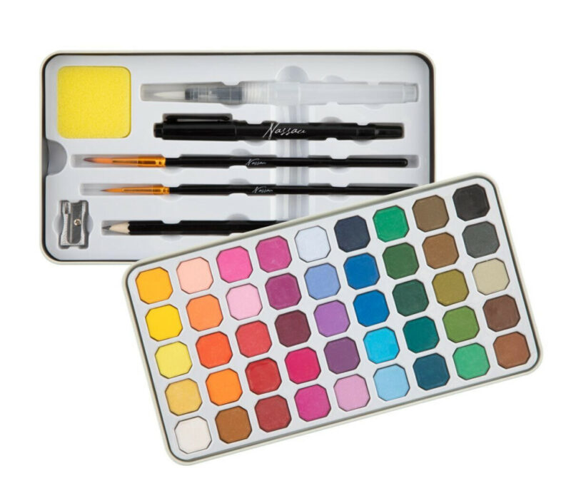 Colour Nassau Luxe Acrylic Paint Set 45 Pieces 5976692