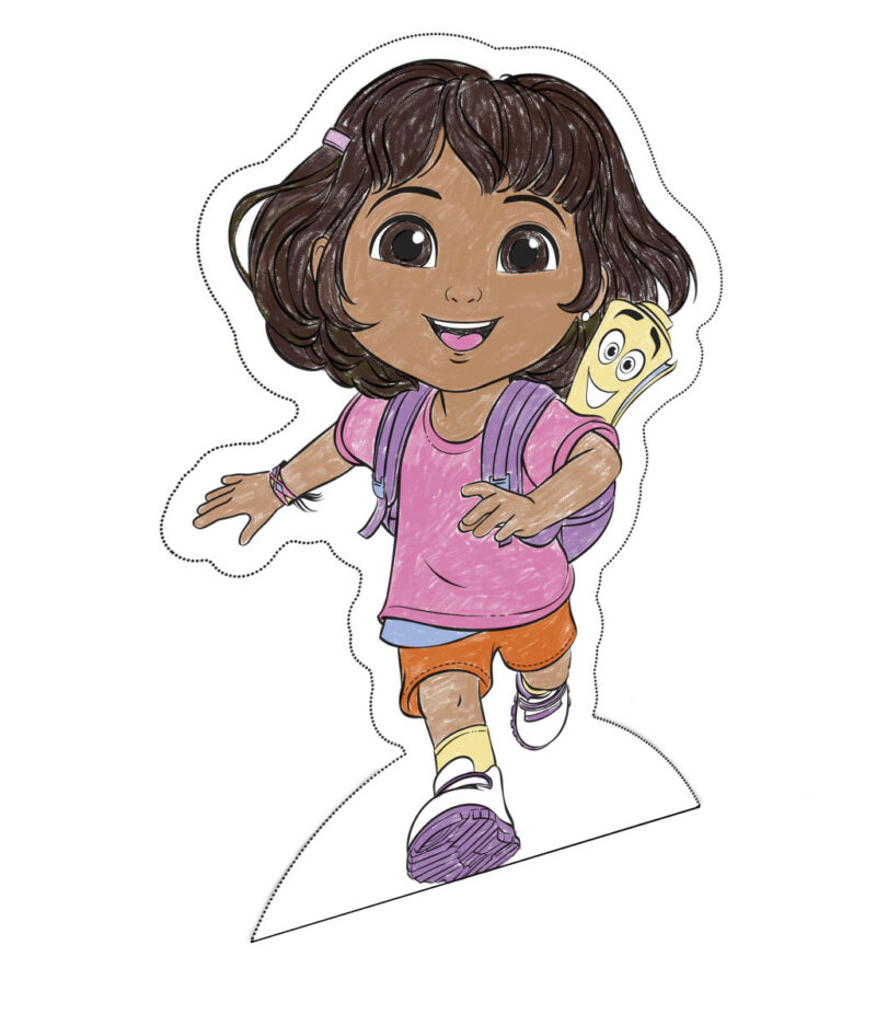 Dora the Explorer Happy Dora the Explorer Push Out Δημιουργικό Σετ 5903274