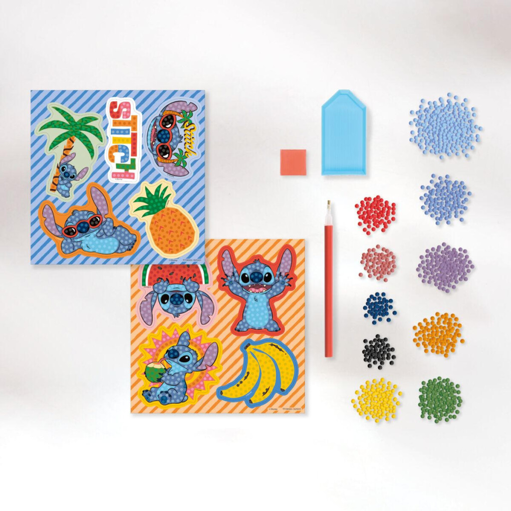 Disney Lilo and Stitch Aloha diamond sticker set with 9 pieces