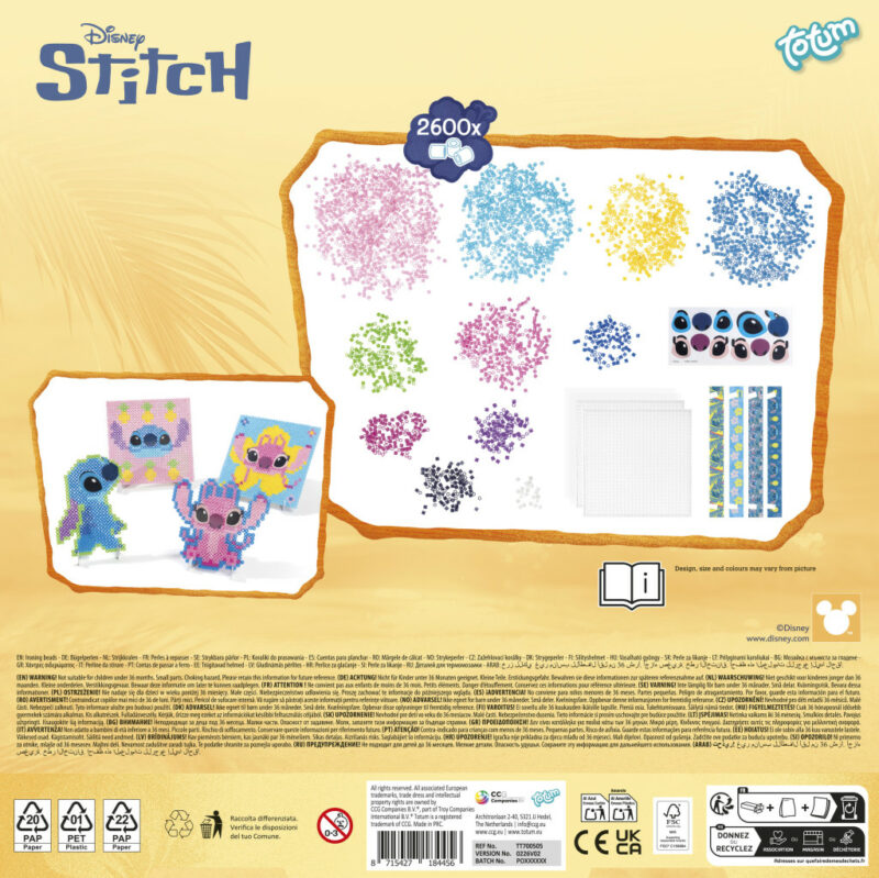 Disney Lilo and Stitch Angel iron-on bead creative set 5976223