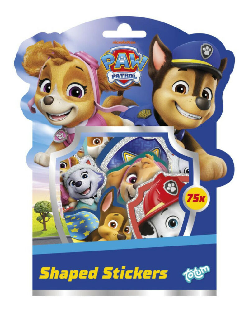 Paw Patrol Team shape sticker set 75 pcs 5976990