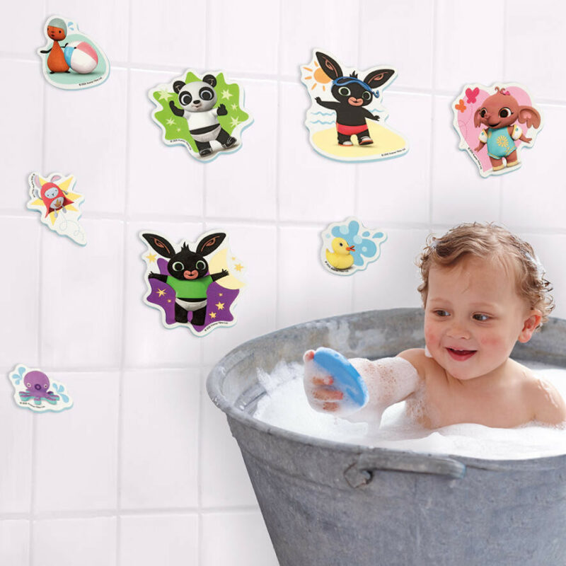 Bluey Guitar Bing Friends foam bath toy set of 8 5976813