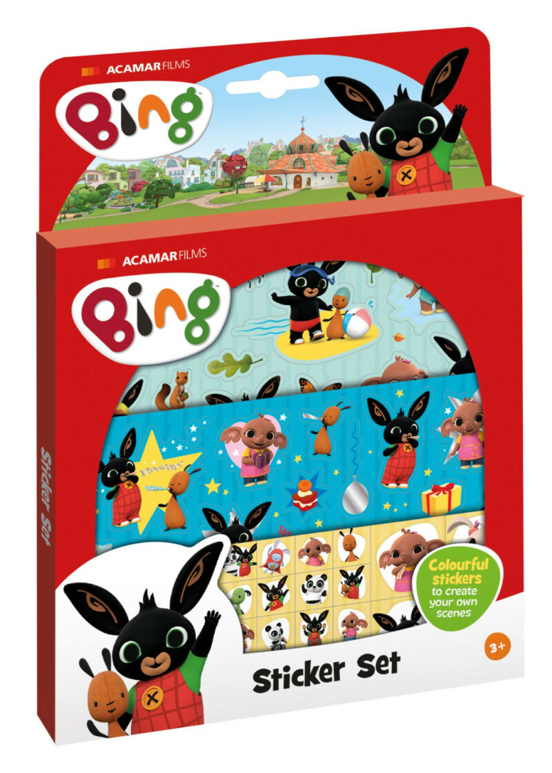 Bing Fun Μεταλλικό Σετ Αυτοκόλλητων 2 Φύλλων 17×24 cm 5902939