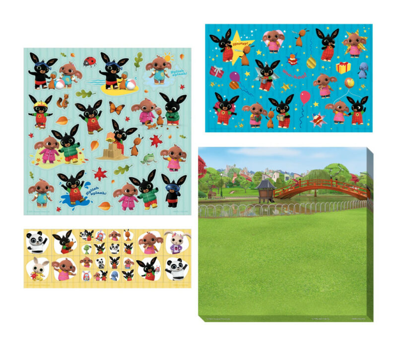 Bing Fun Μεταλλικό Σετ Αυτοκόλλητων 2 Φύλλων 17×24 cm 5902941
