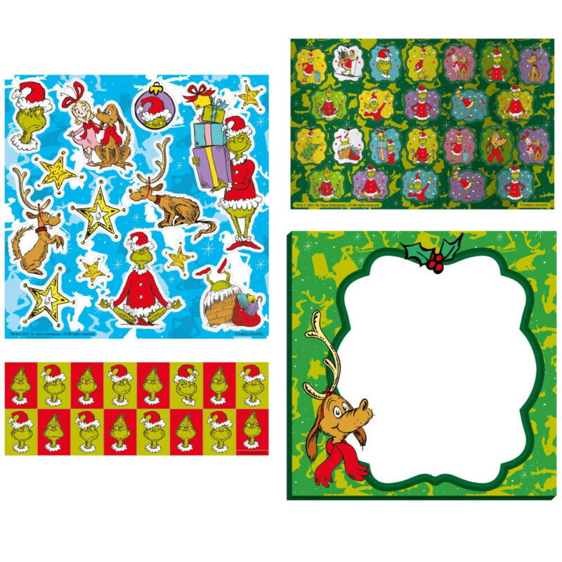 The Grinch Dr Seuss sticker set 5976821
