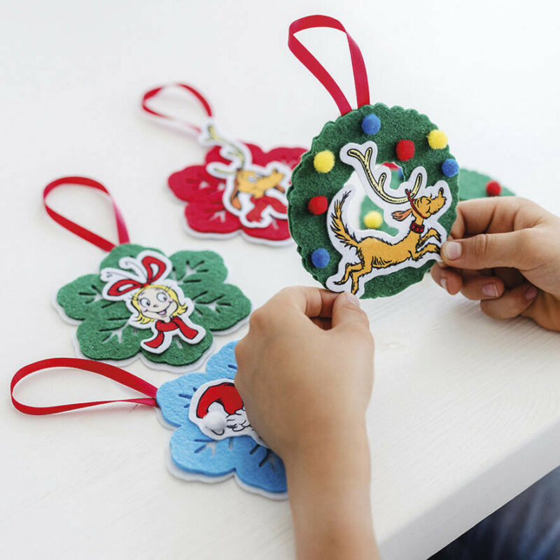 The Grinch Dr Seuss Christmas Tree Decoration Set of 5 5975977