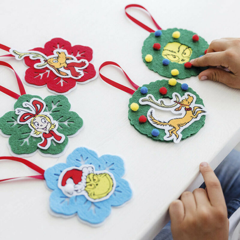The Grinch Dr Seuss Christmas Tree Decoration Set of 5 5975979