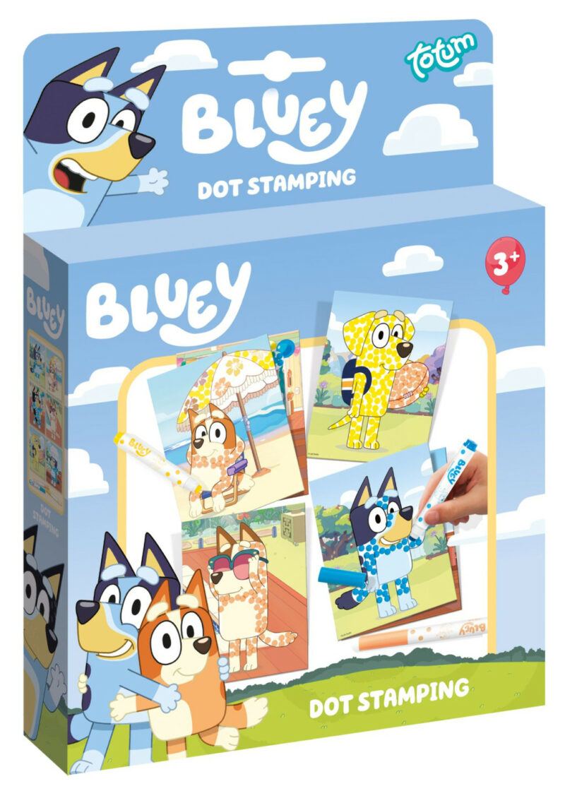 Bluey Rest Δημιουργικό Σετ με Σφραγίδες Κουκκίδων 5902187