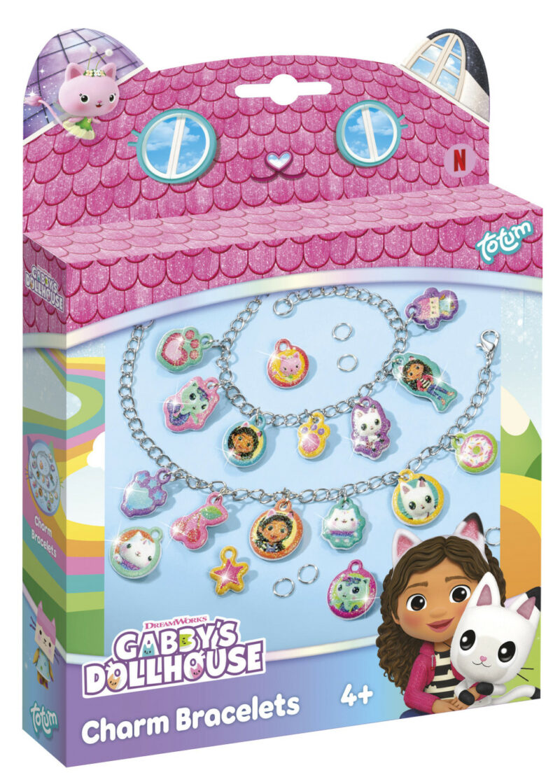 Gabby’s Dollhouse Totum Σετ Κατασκευής Βραχιολιών με Μενταγιόν 5902706