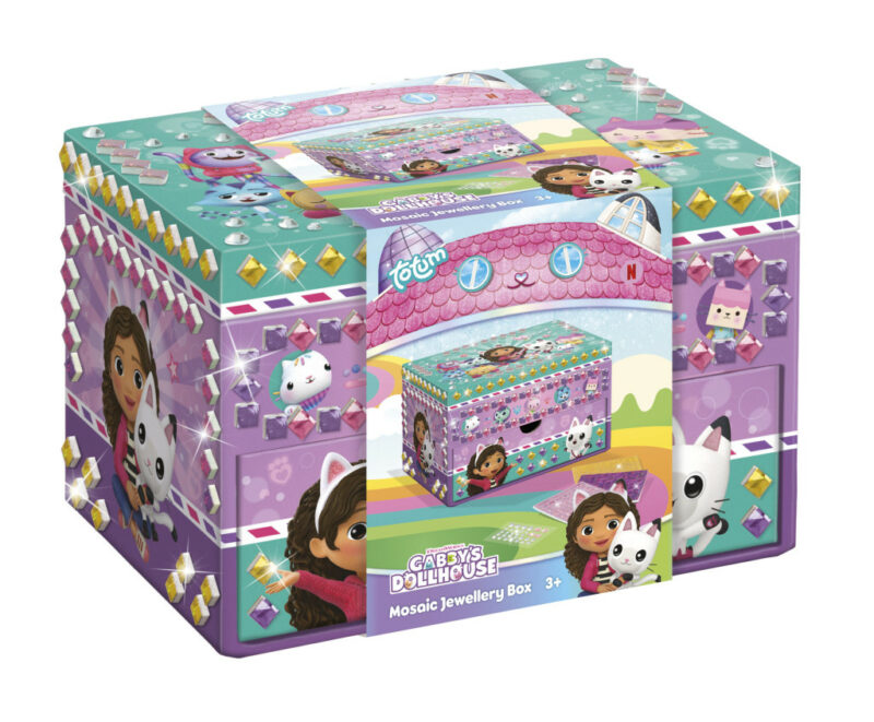 Gabby’s Dollhouse Friends mosaic jewelry box 5977280