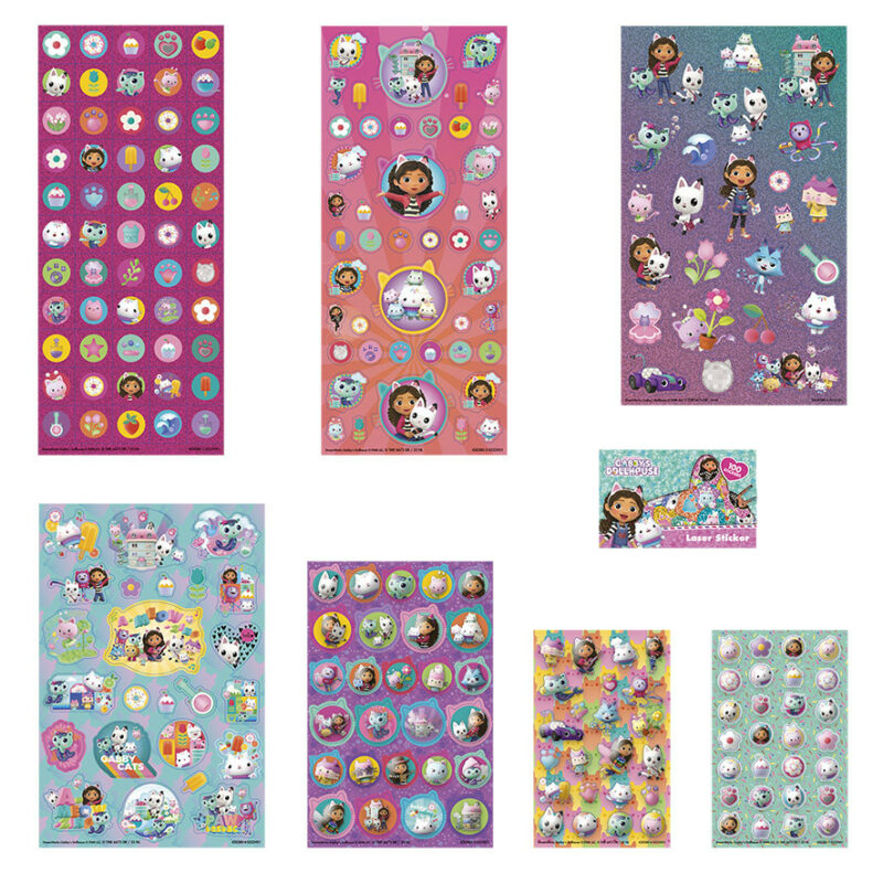 Gabby’s Dollhouse Cats Super sticker set with game 5976899