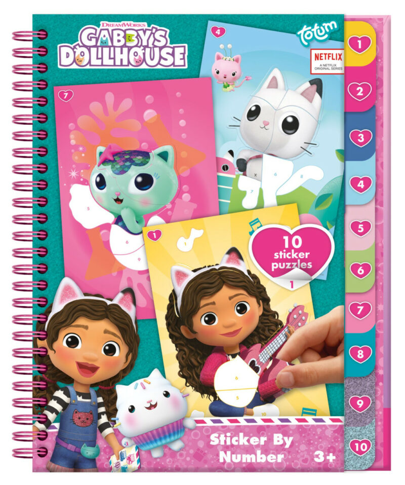 Gabby’s Dollhouse Sprinkle Party Αυτοκόλλητο & Σετ Ζωγραφικής Puzzle 5902240