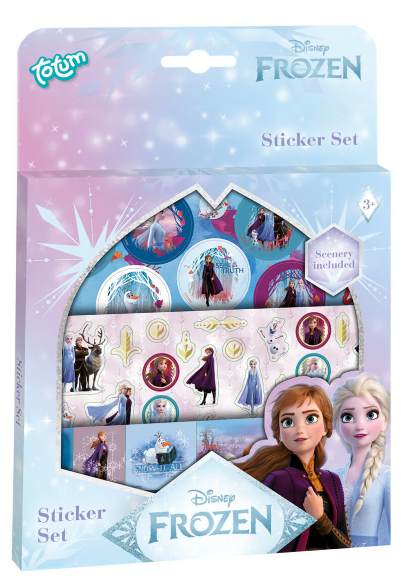 Disney Frozen Adventure Μεταλλικό Σετ Αυτοκόλλητων 2 Φύλλων 17×24 cm 5902426