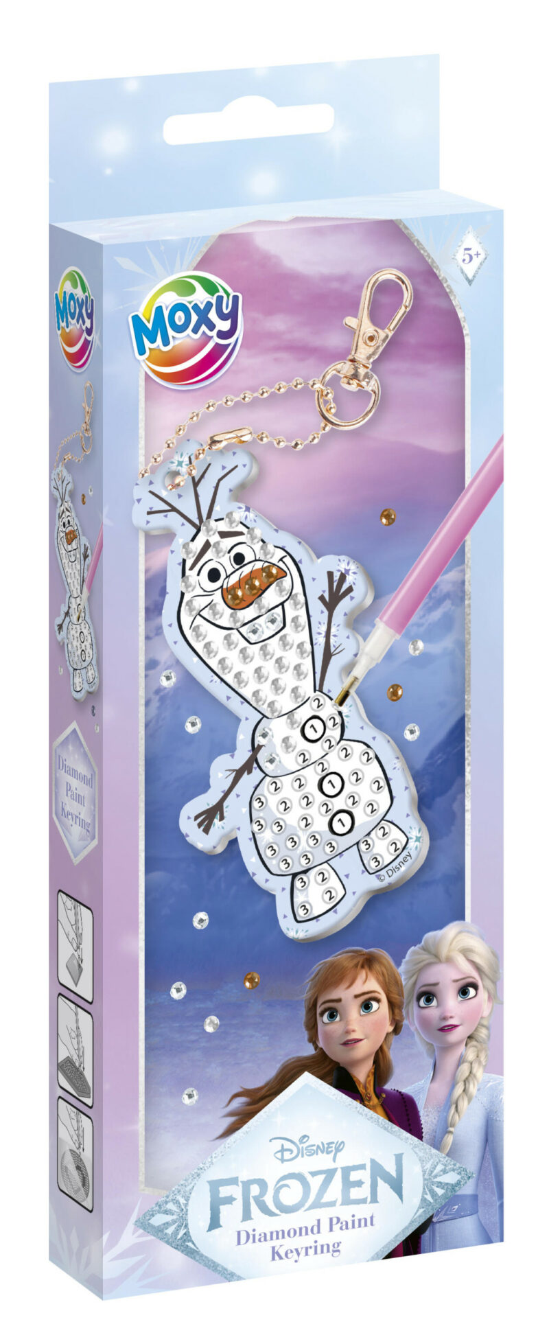 Disney Frozen Olaf diamond painting keychain making set 5976134