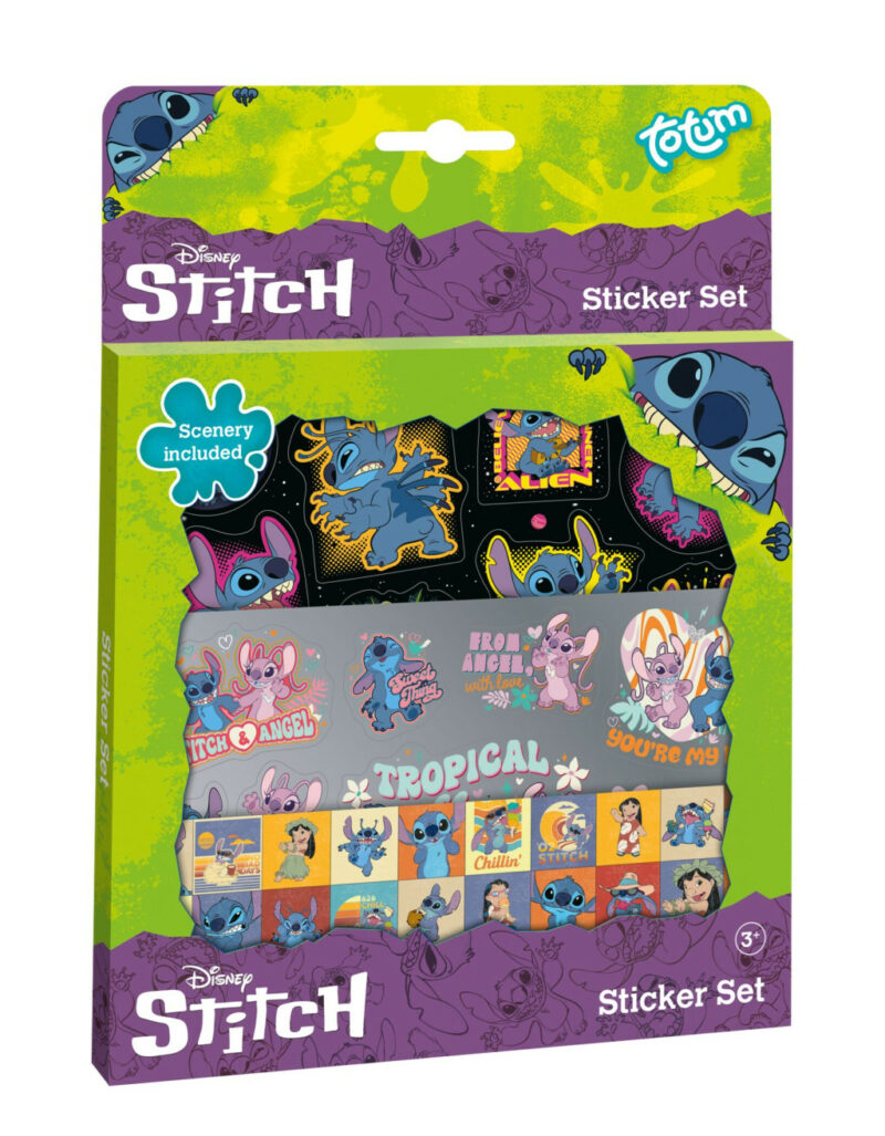 Disney Lilo & Stitch Extrovert Μεταλλικό Σετ Αυτοκόλλητων 2 Φύλλων 17×24 cm 5902445