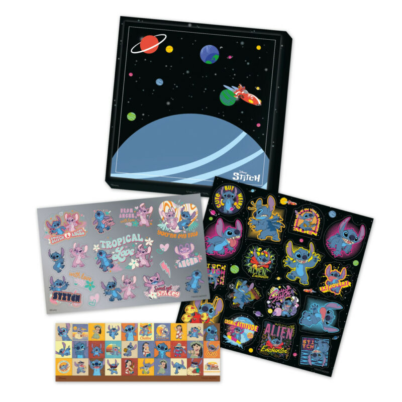 Disney Lilo & Stitch Extrovert Μεταλλικό Σετ Αυτοκόλλητων 2 Φύλλων 17×24 cm 5902447