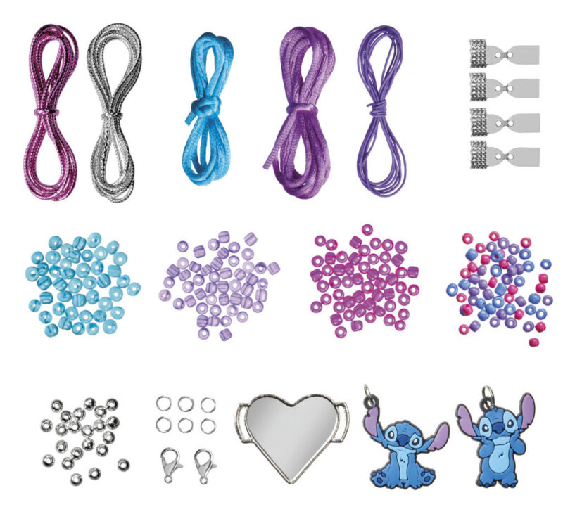Disney Lilo and Stitch Purple charm bracelet making kit 5976233