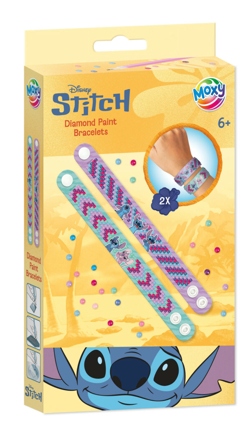 Disney Lilo and Stitch Moxy diamond rhinestone bracelet set 2 pcs 5976228