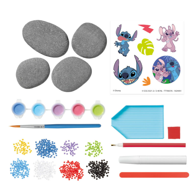Disney Lilo & Stitch Angel Σετ Διακόσμησης Βότσαλων με Αυτοκόλλητα 5903264