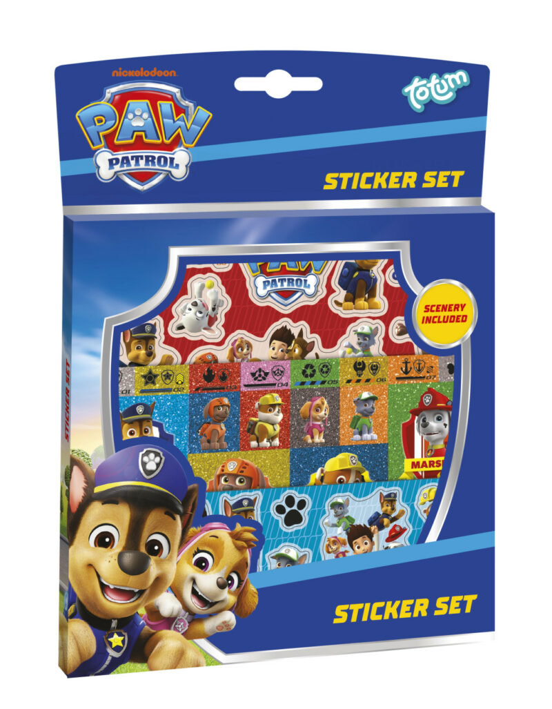 Paw Patrol Best Team Μεταλλικό Σετ Αυτοκόλλητων 2 Φύλλων 17×24 cm 5903516