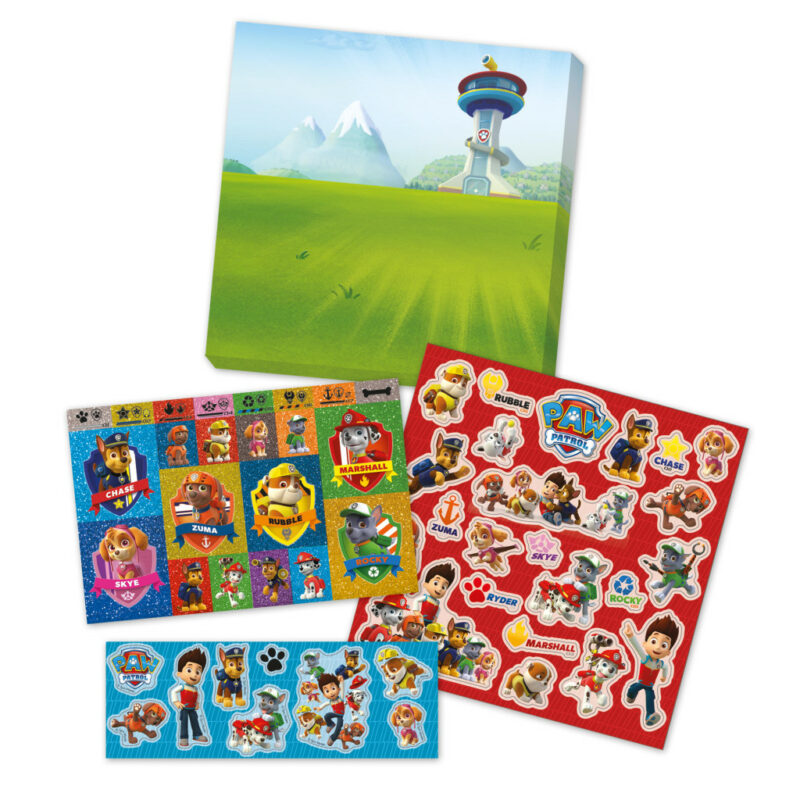 Paw Patrol Best Team Μεταλλικό Σετ Αυτοκόλλητων 2 Φύλλων 17×24 cm 5903518