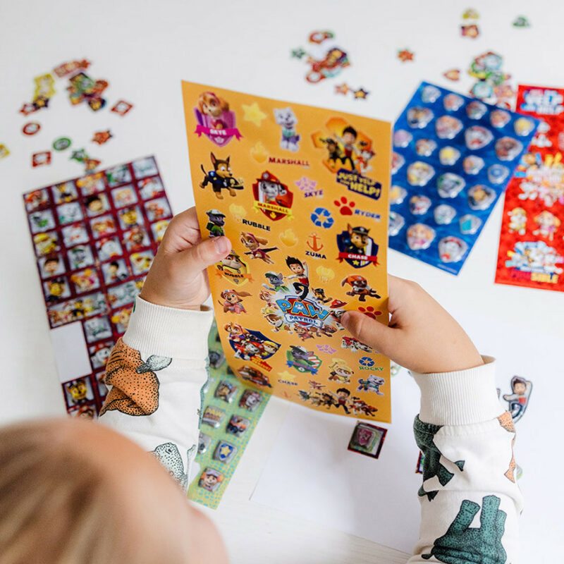 Paw Patrol Rescue Repeat Super Sticker Set with Game 5976979
