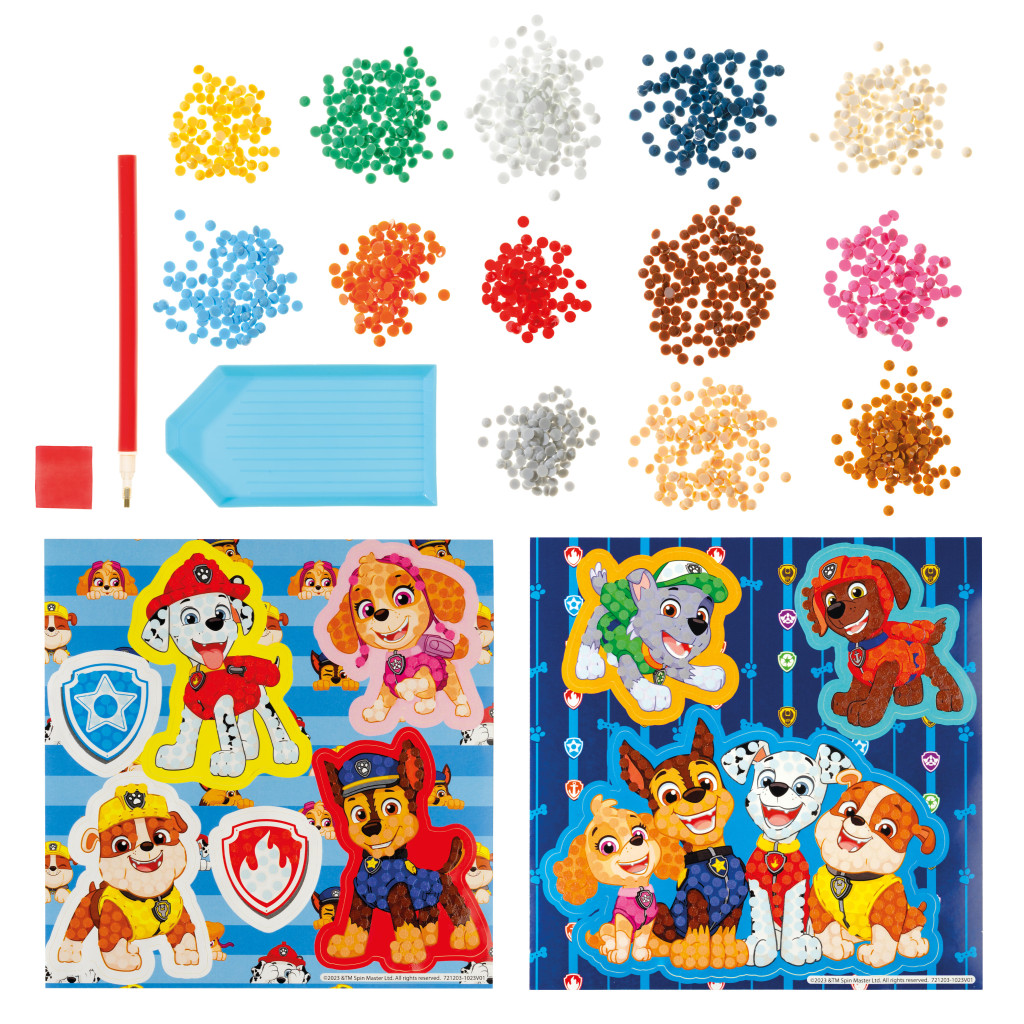 Paw Patrol Best Team Σετ Αυτοκόλλητων με Διαμαντένιες Ψηφίδες με 9 Τεμαχίων